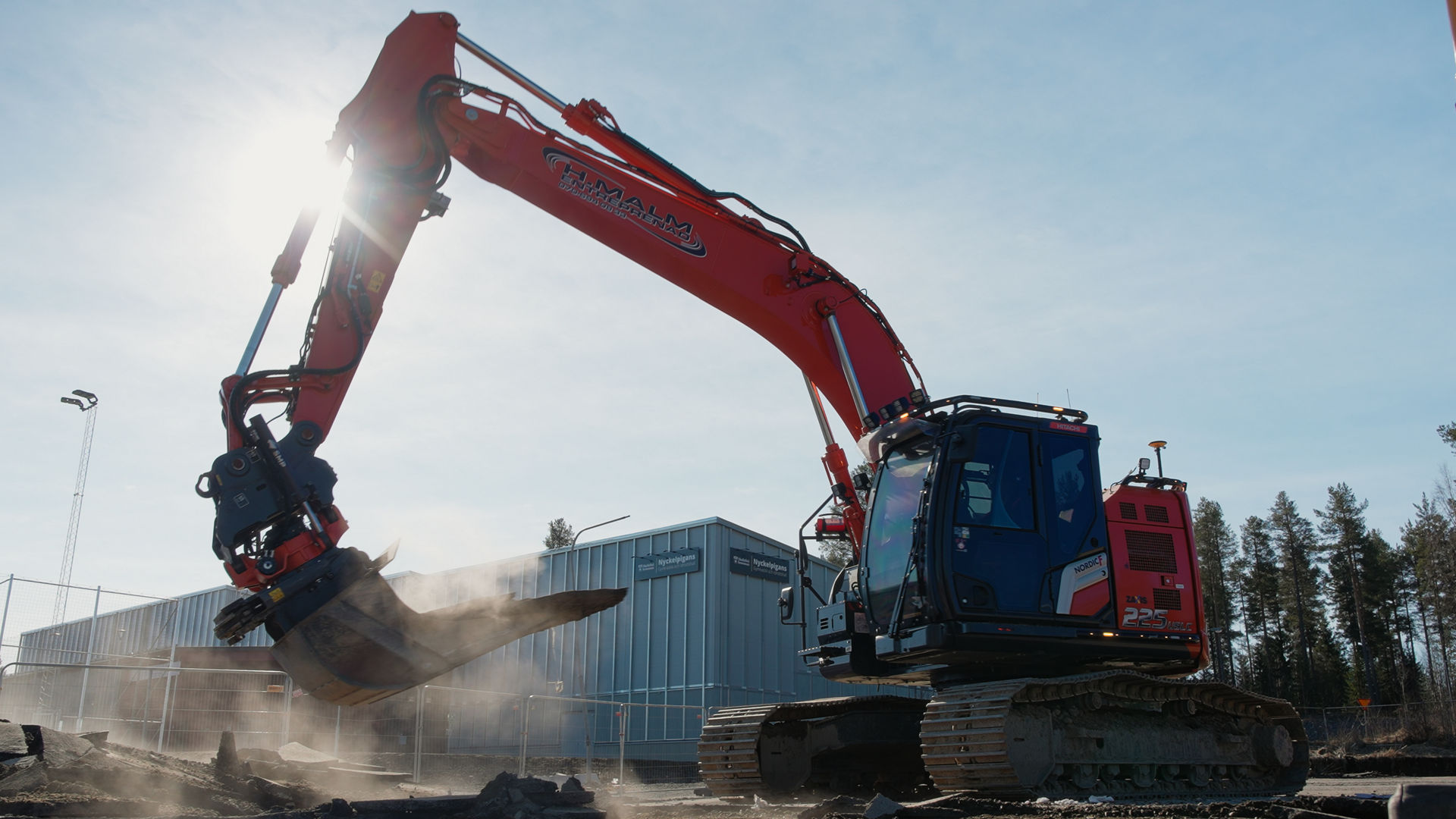 Why a Swedish company relies on ZX225 excavators for jobs both